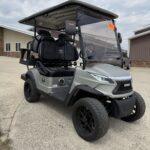 Used 2024 Venom Strike 2+2 Electric Golf Cart – Matte Silver