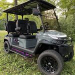 Venom EV Stealth 4 Passenger Forward Lifted Street Legal LSV Golf Cart - Gun Metal Grey | Available to Order