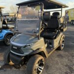Used 2024 Venom Non-Lifted Strike 2+2 Electric Golf Cart – Gun Metal Gray