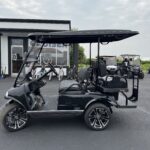 Evolution D2 Classic 4 Plus Street Legal LSV Golf Cart - Black Sapphire