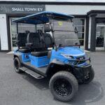 Venom EV Stealth 4 Passenger Forward Lifted Street Legal LSV Golf Cart - Coastal Blue