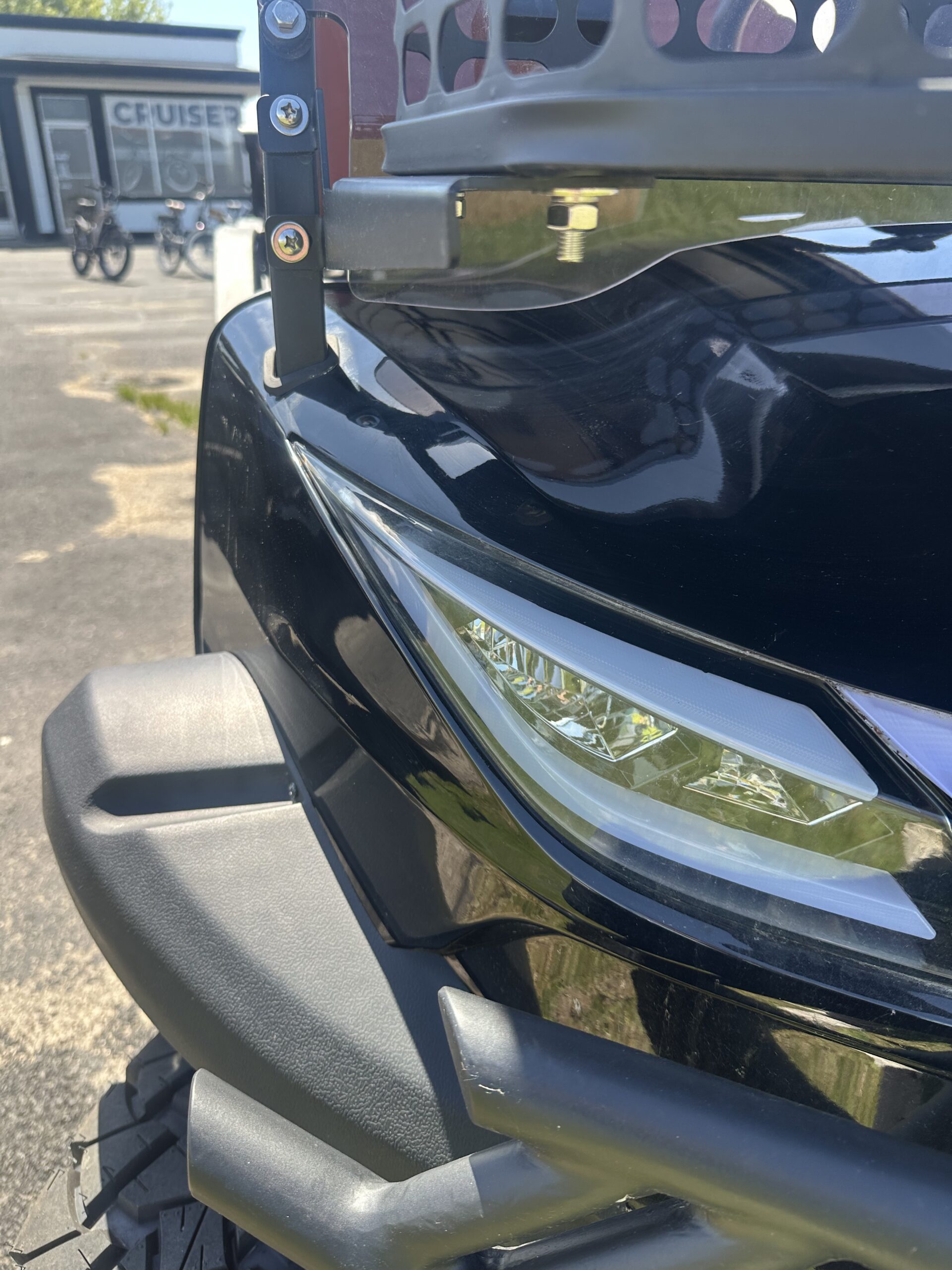 Used 2024 Venom Strike 6 Passenger Street Legal LSV Golf Cart - Black - Image 3
