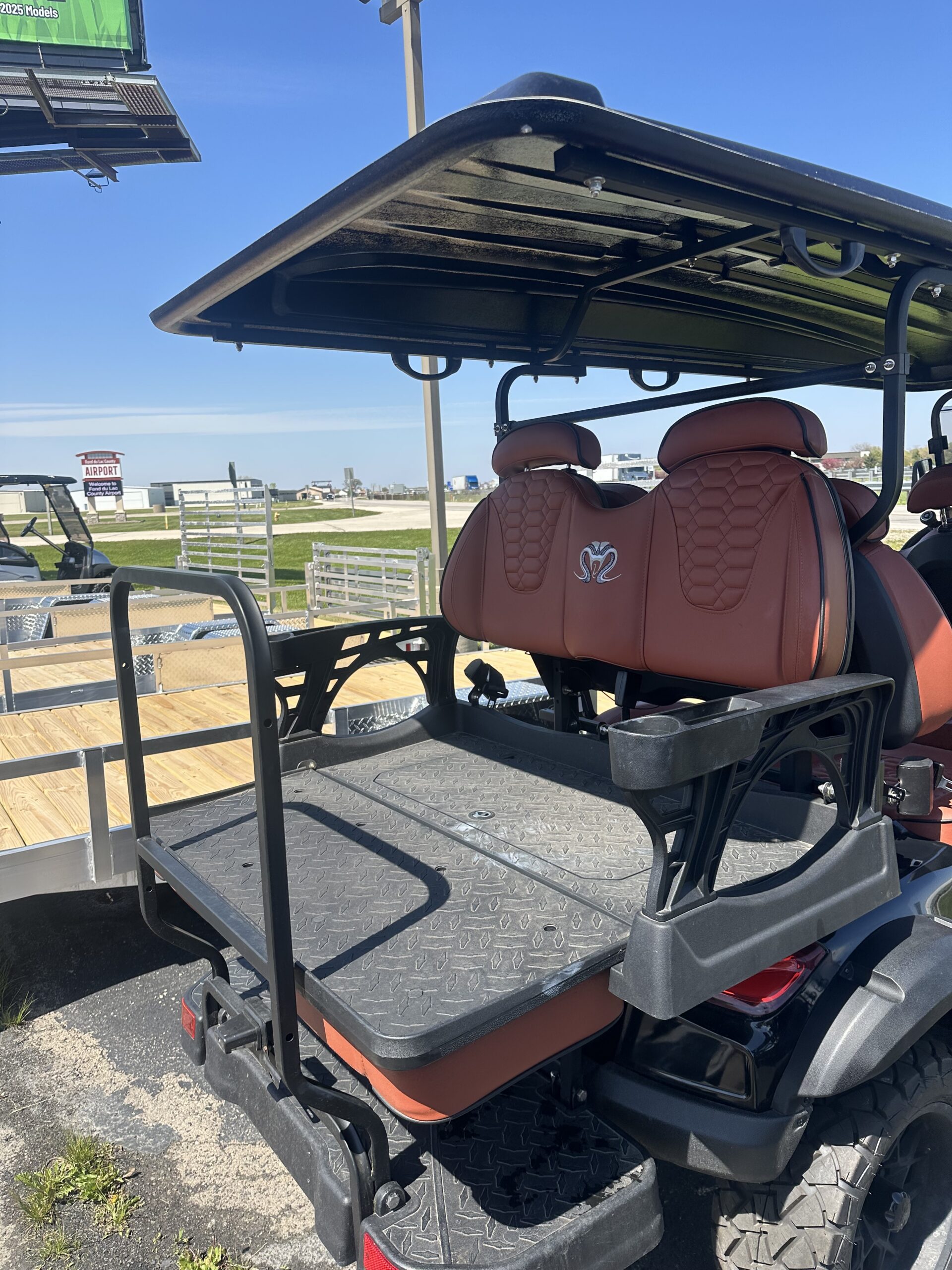 Used 2024 Venom Strike 6 Passenger Street Legal LSV Golf Cart - Black - Image 6
