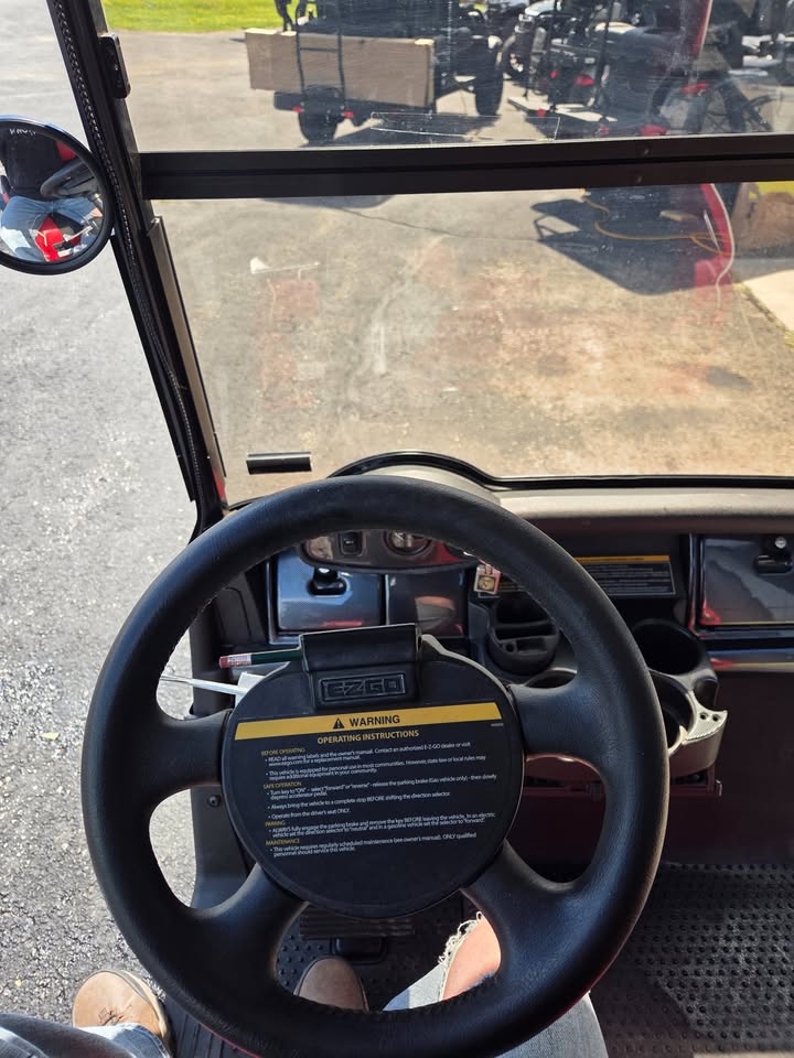 Used Spotless 2011 E-Z-GO RXV 2-Seat Electric Golf Cart – Badger Red - Image 12