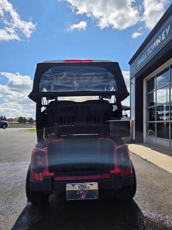 Used Spotless 2011 E-Z-GO RXV 2-Seat Electric Golf Cart – Badger Red - Image 8