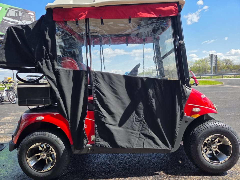 Used Spotless 2011 E-Z-GO RXV 2-Seat Electric Golf Cart – Badger Red - Image 5