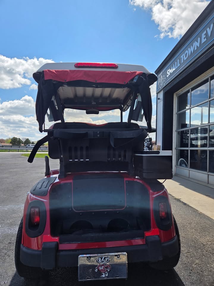 Used Spotless 2011 E-Z-GO RXV 2-Seat Electric Golf Cart – Badger Red - Image 9