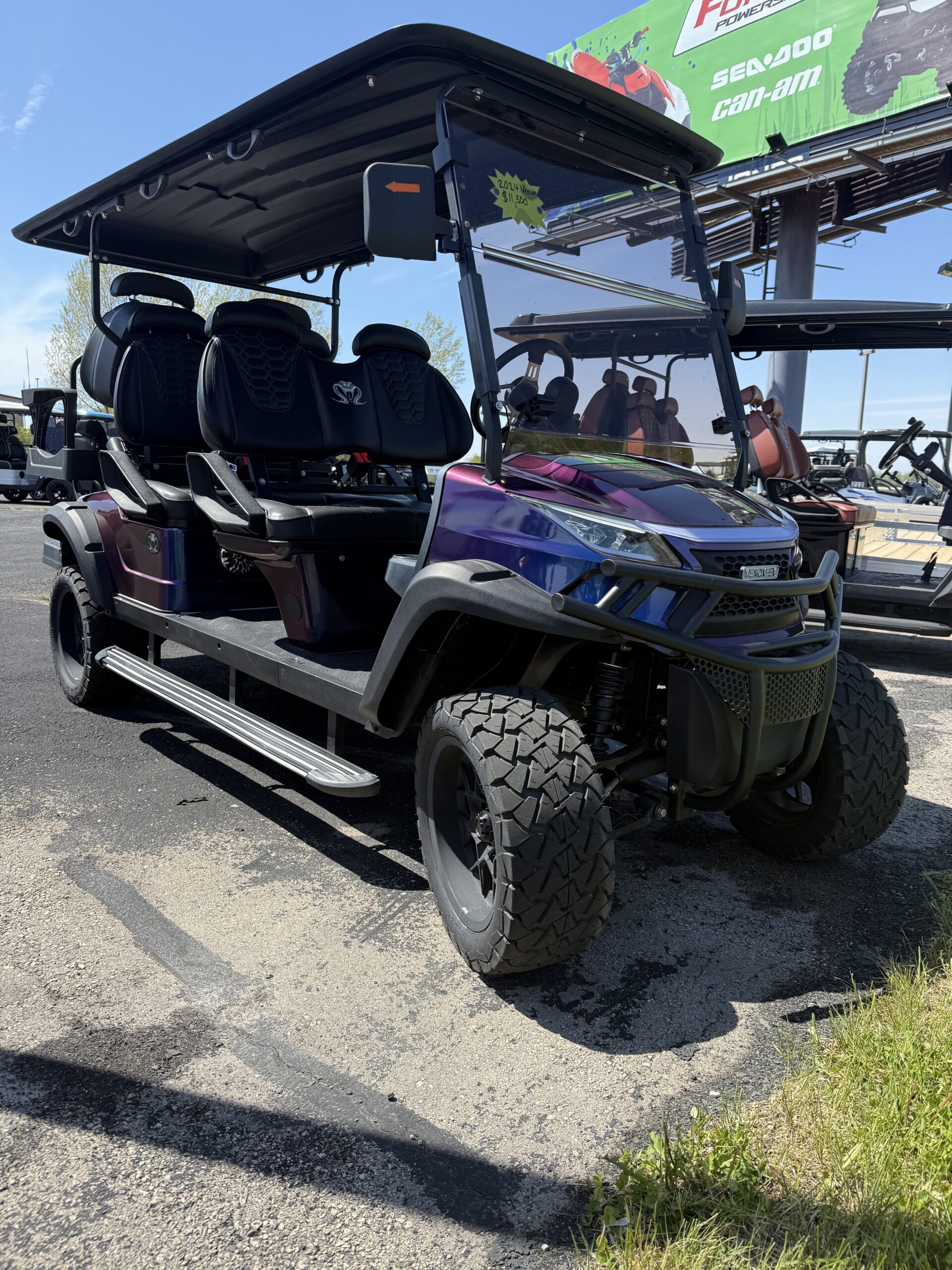 Used Venom EV Strike 6 Chameleon Blue & Purple