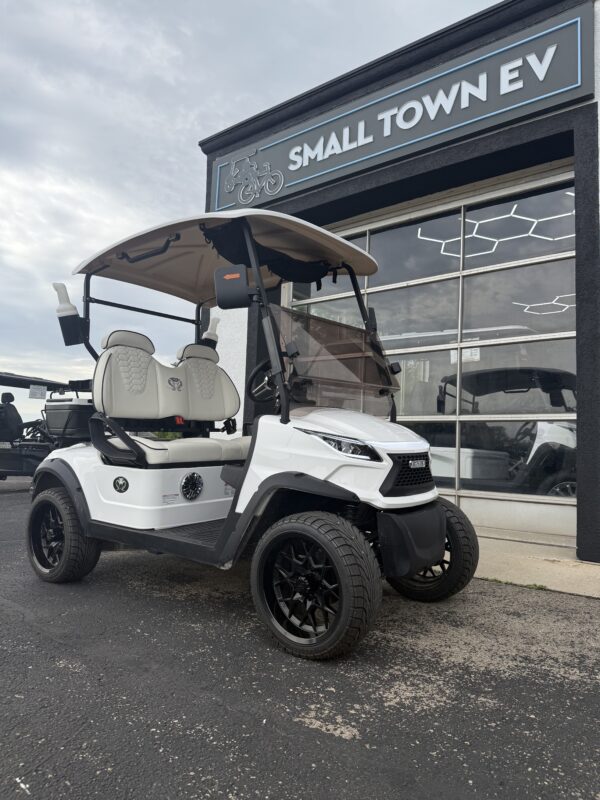 White Venom 2 Seat Course Cart Street Legal LSV
