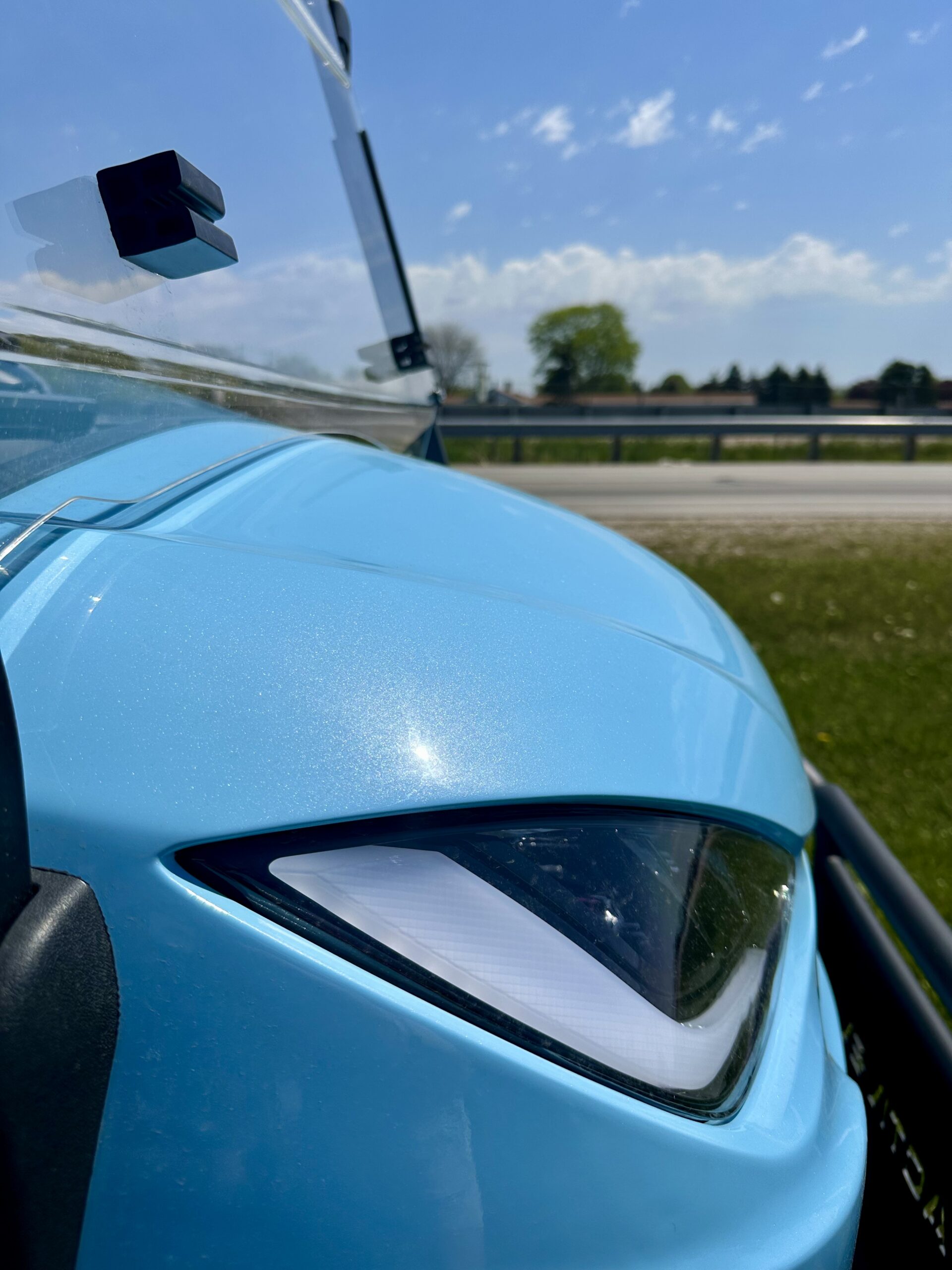 ActivEV Pulse 4 Forward Street Legal Golf Cart - Sky Blue - Image 3