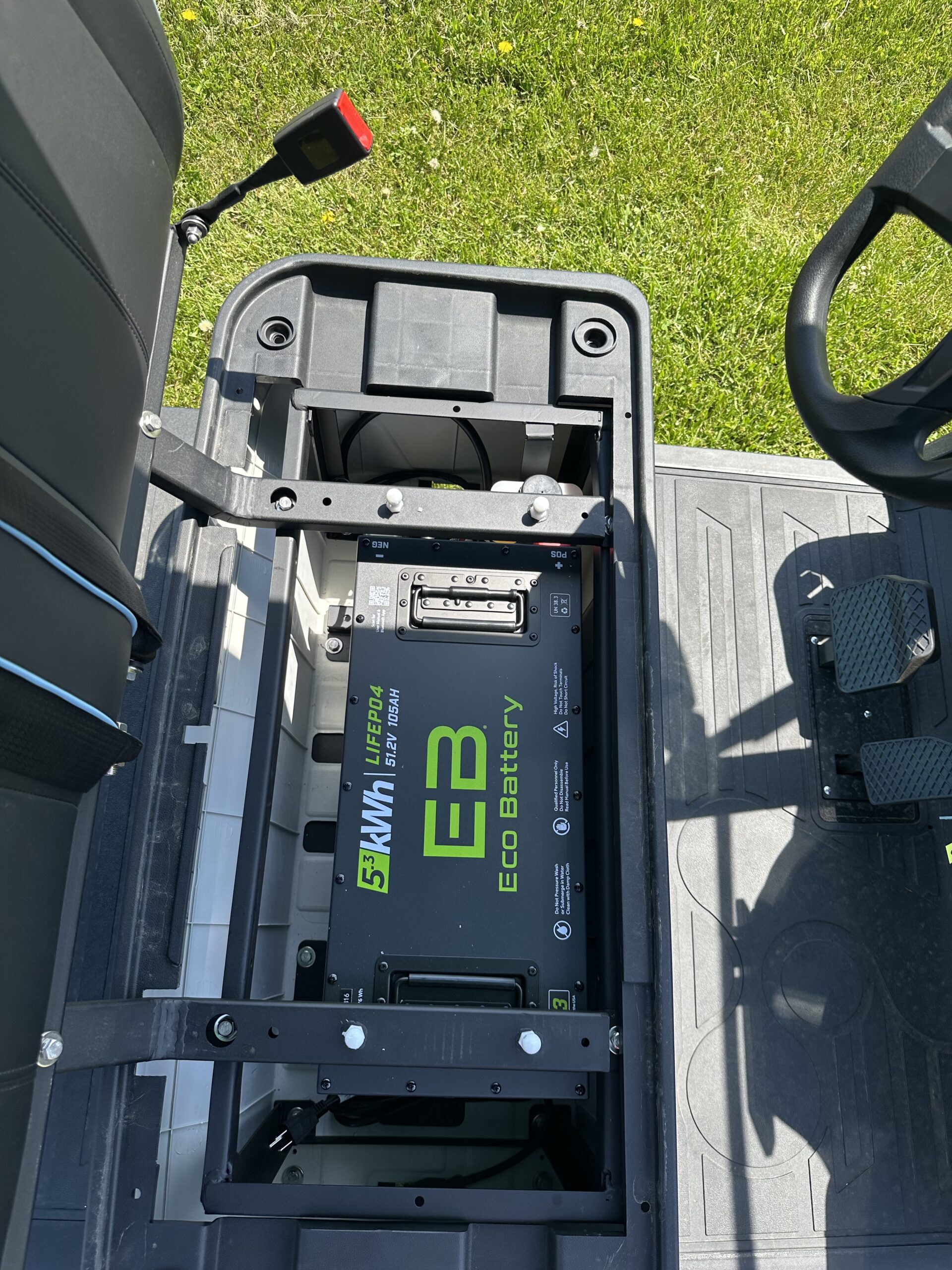 ActivEV Pulse 4 Forward Street Legal Golf Cart - Sky Blue - Image 7