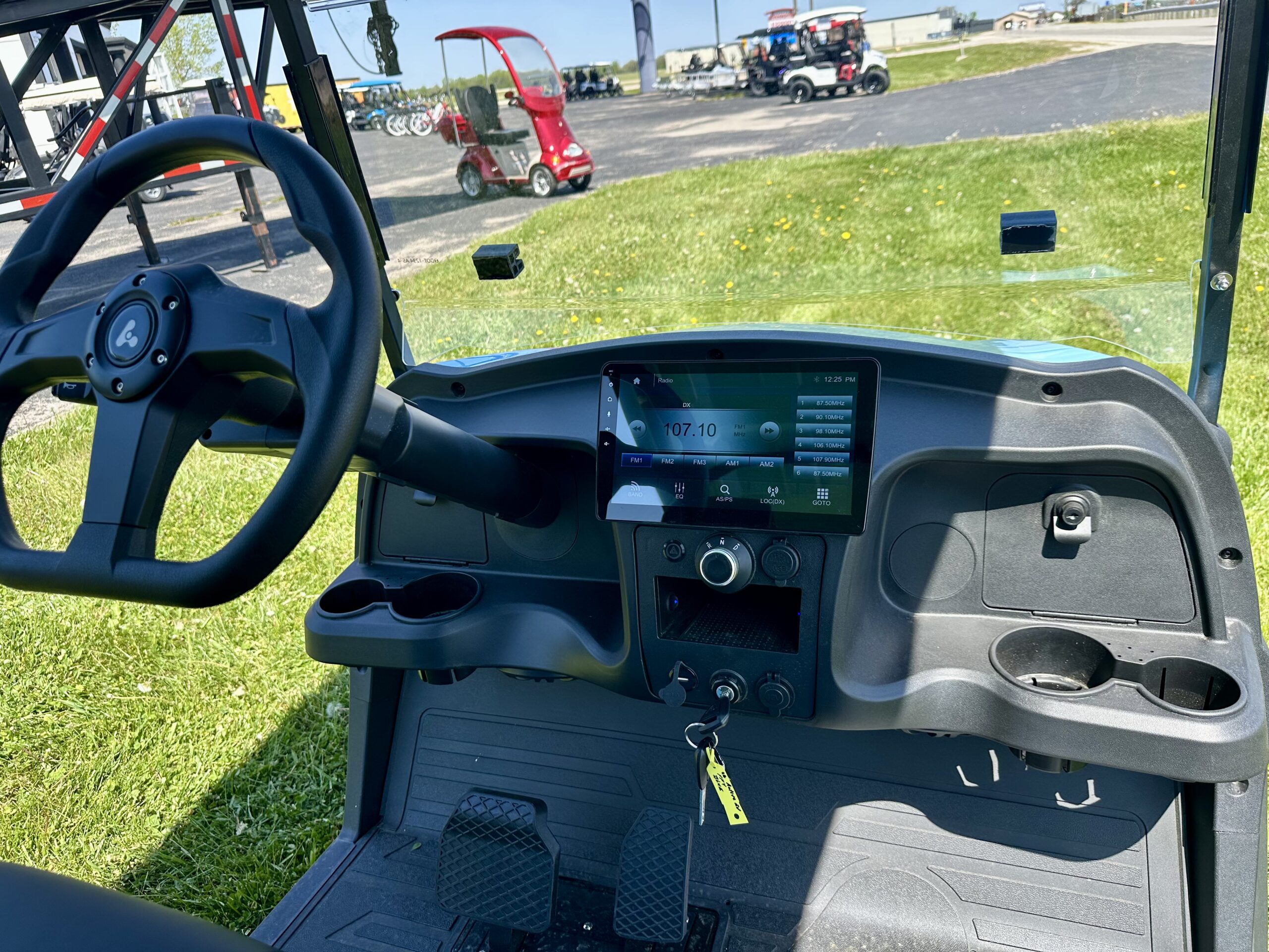 ActivEV Pulse 4 Forward Street Legal Golf Cart - Sky Blue - Image 4