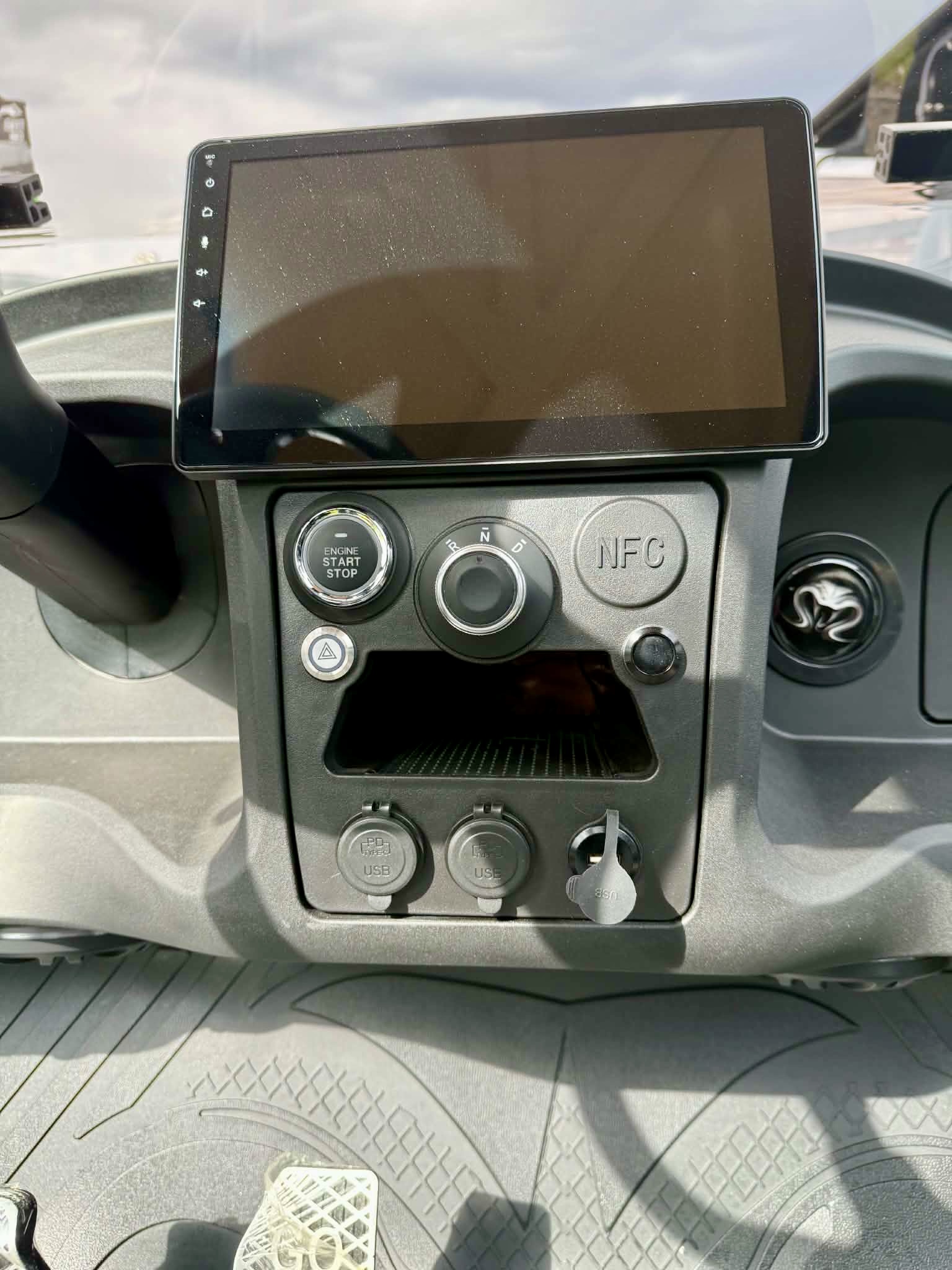 Venom EV Strike 4 Passenger Street Legal LSV Golf Cart - Matte Black - Image 4