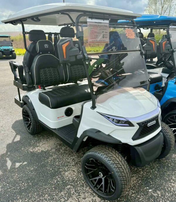 Venom EV Strike 4 White Golf Cart
