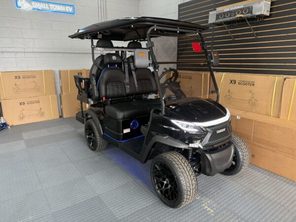 Venom EV Strike 4 Black Golf Cart
