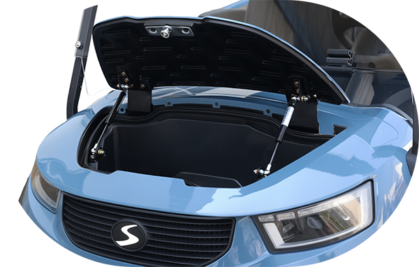 SIVO Edge Lifted 6 Seater Golf Cart - Anvil Blue - Image 7