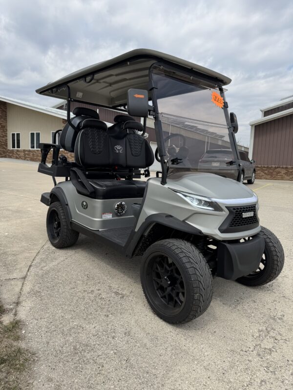 Matte Silver Venom 4 Seat Strike Street Legal LSV