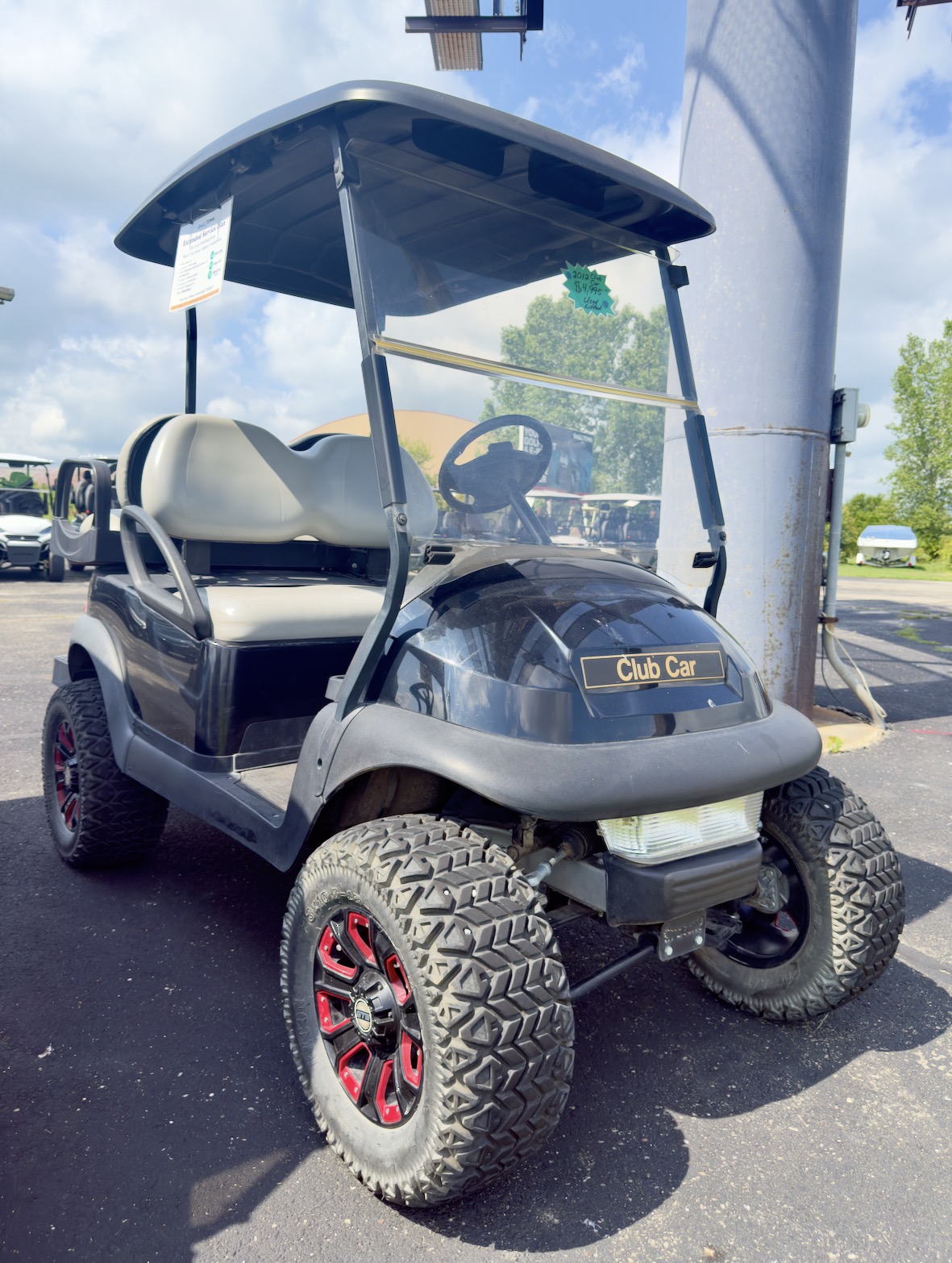 Used 2012 Lifted Club Car – Black - Image 3