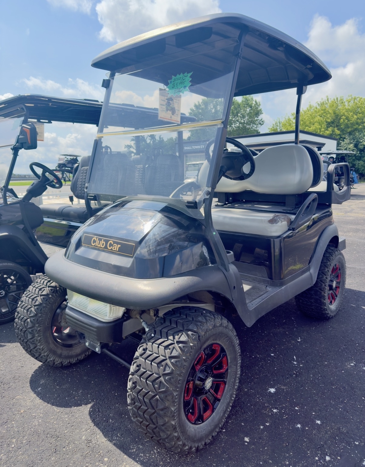 2012 Black Lifted Used Club Car