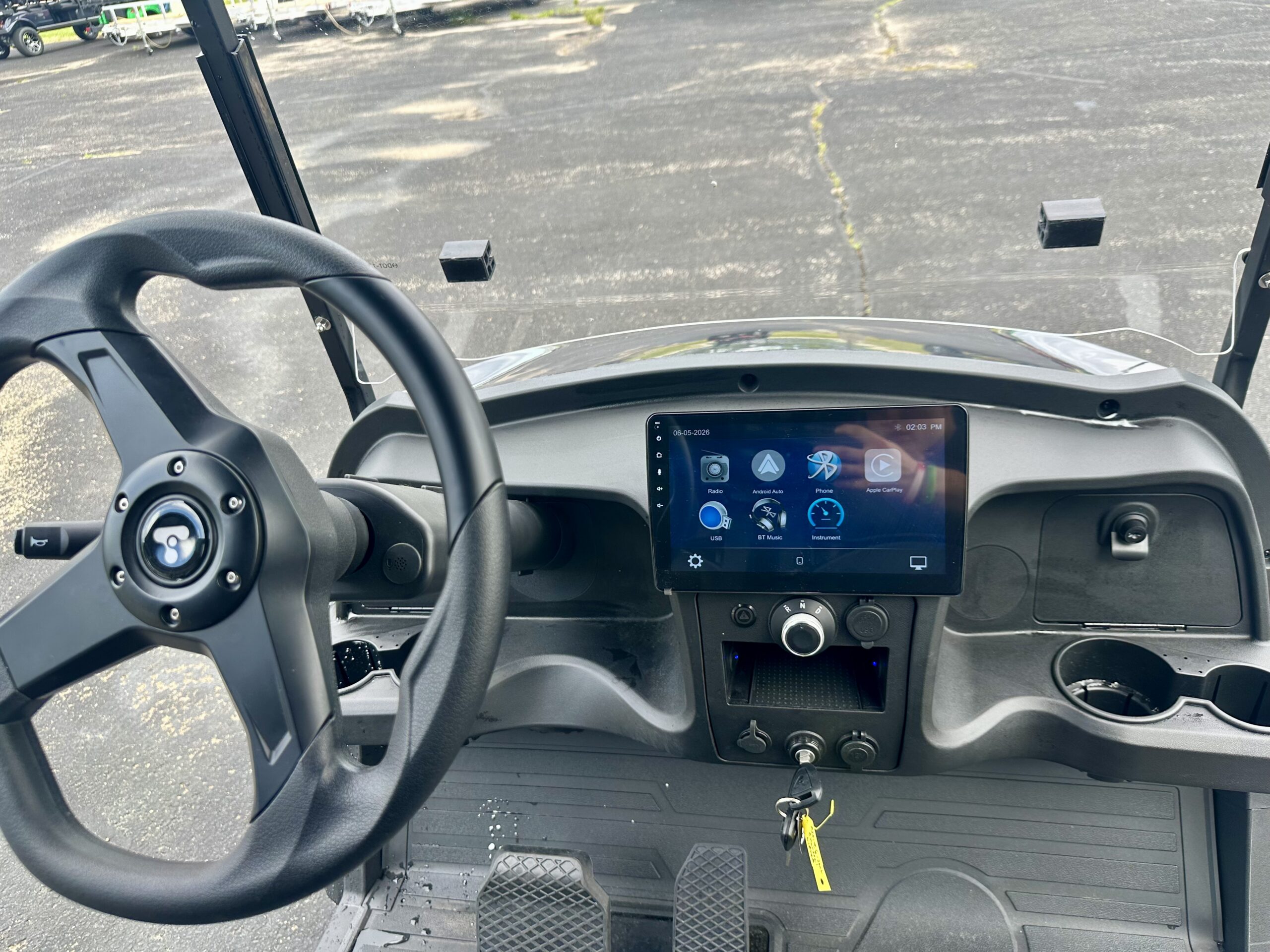 ActivEV Pulse Lifted 6 Seater Street Legal Golf Cart - Charcoal - Image 6